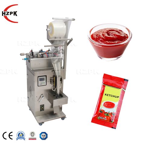 Hzpk Automatic Sauce And Ketchup Bag Multi Function Packaging Machine