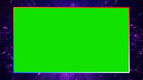 Colorful Frame Green Screen Effect 57 Youtube