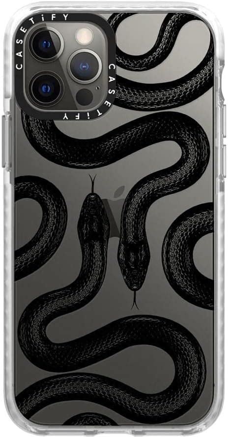 Amazon CASETiFY Impact Case For IPhone 12 12 Pro Black Kingsnake