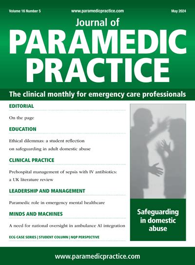 Journal Of Paramedic Practice 5