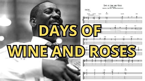 Wes Montgomery Days Of Wine And Roses Transcription YouTube