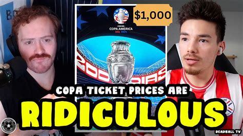 The Copa America Ticket Prices Are Insane Youtube