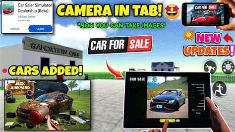 NEW UPDATES CAR SALER SIMULATOR DEALERSHIP CAMERA ADDED IN TABLET