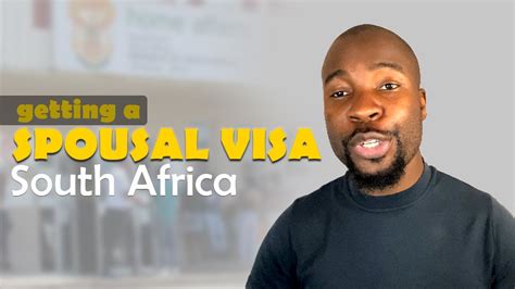 How To Get Spousal Visa South Africa Visa Application Youtube