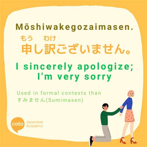 Sincerely Apologize Sorry In Japanese Japanese Language Learning