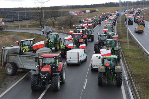 Protesty Rolnik W W Lubuskiem Lutego Zablokowane B D Kluczowe