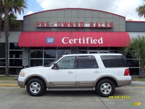 2004 Oxford White Ford Expedition Eddie Bauer 36063447 Photo 1 Car Color