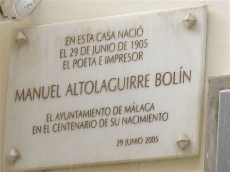 Placa Conmemorativa En El N De La C Strachan M Laga Donde Naci