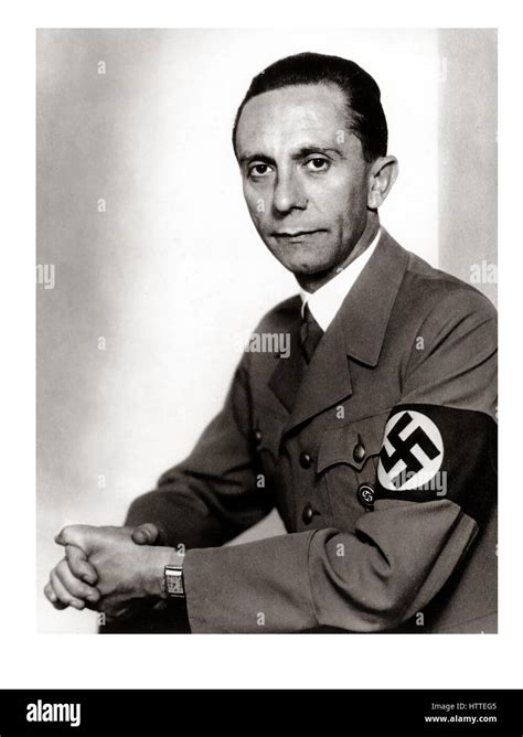 GOEBBELS 1930 Porträt der berüchtigten führender Stratege NS Propaganda