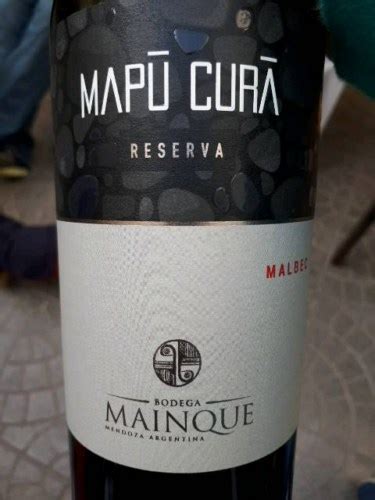 Bodega Mainque Map Cur Reserva Malbec Vivino Brasil