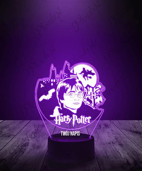 Lampka LED 3D Plexido Harry Potter Czarodziej Plexido Pl