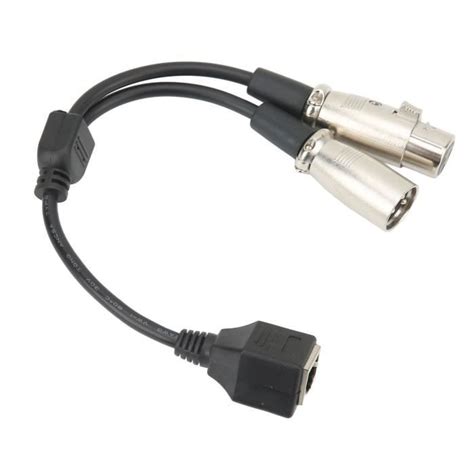 Hurrise C Ble Adaptateur Rj Femelle Vers Xlr M Le Pour Transmission