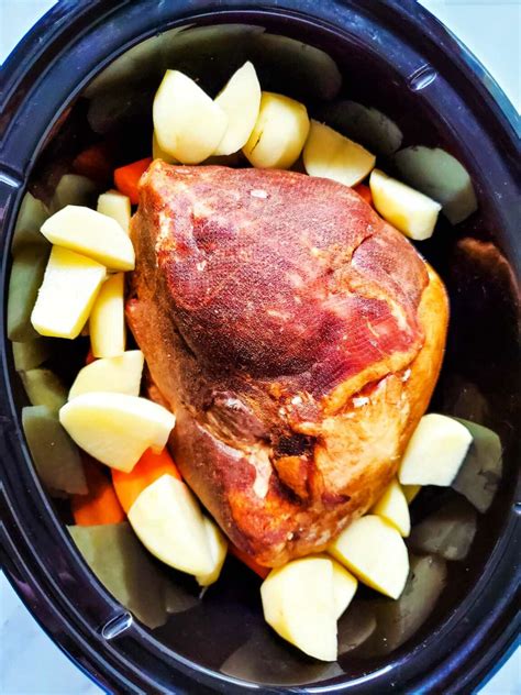 Slow Cooker Ham Dinner | Smells Like Delish