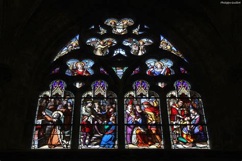 Basilique Notre Dame De Bon Secours Guingamp Vitrail Du X Flickr