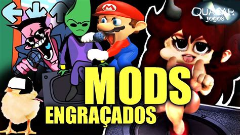 PARTE 10 MODS Engraçados de FRIDAY NIGHT FUNKIN Quasar Jogos YouTube