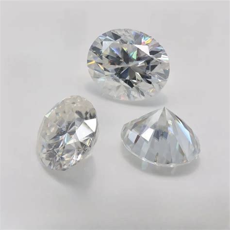 Loose Moissanite Diamond Def Gh Vvs Oval Brilliant Cut Laboratory