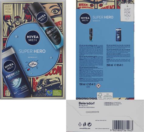 Teta Drogerie Nivea Men Super Hero Deo Beat D Rkov Sada