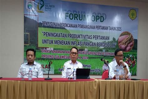 Sulbar Prioritaskan Sektor Pertanian Tumbuhkan Perekonomian Antara News