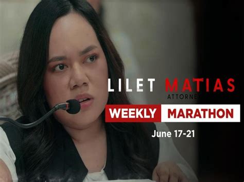 Lilet Matias Attorney At Law Weekly Marathon June 24 28 2024 GMA