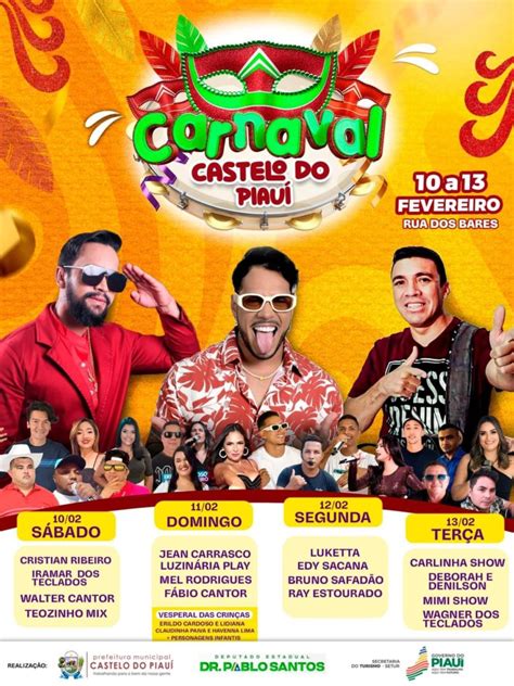 Prefeitura de Castelo do Piauí realiza Carnaval 2024 Prefeitura de