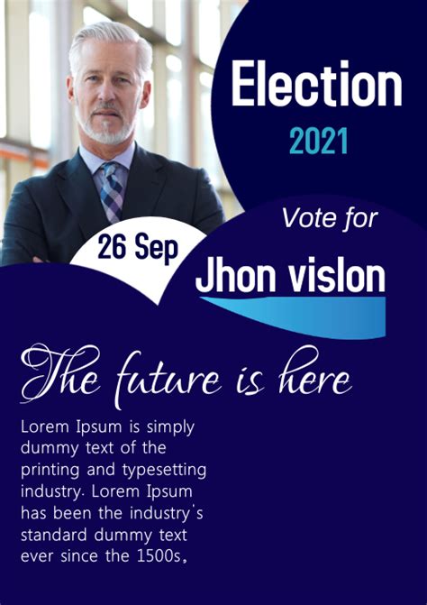 Election Campaign Template Postermywall