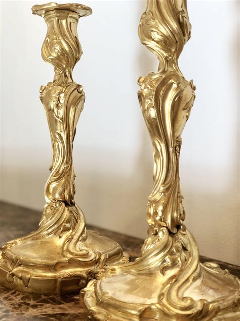 Pair Of Louis Xv Candlesticks In The Manner Of Juste Aur Le Meissonnier