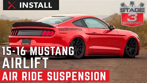 2015 2016 Mustang V6 Ecoboost Gt Air Lift Air Ride Digital Suspension