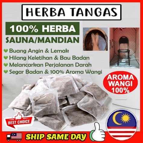 Uncang Herba Sauna Berpantang Kurus Buang Toksik Lemak Angin