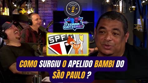 Como Surgiu O Apelido Bambi Do S O Paulo Vampeta Youtube