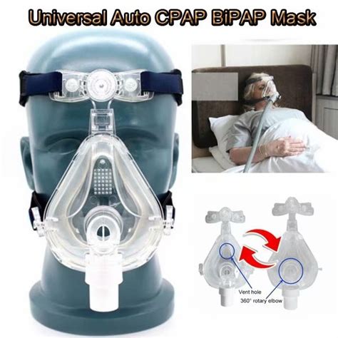 High quality Universal Full Face Mask CPAP Auto CPAP BiPAP Mask With Free Adjustable Headgear | Wish