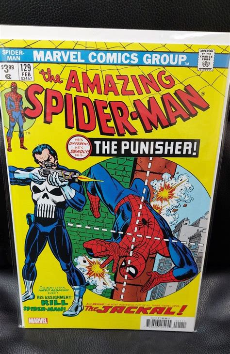 Amazing Spider Man 129 First Appearance Of The Punisher Facsimile