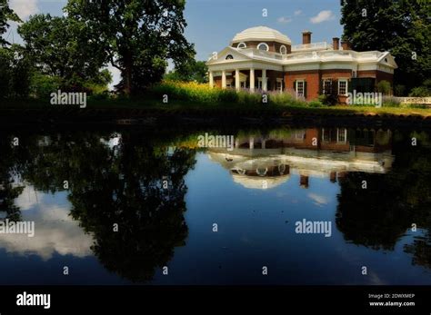 Monticello Home Of Thomas Jefferson Charlottesville VA USA Stock