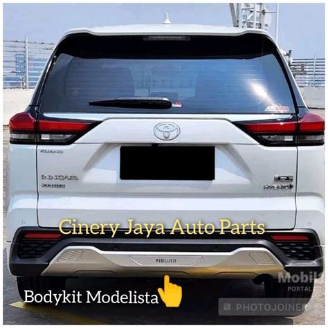 Jual PROMO SPESIAL Body Kit BODYKIT Belakang MODELISTA Innova ZENIX