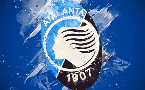 Download wallpapers Atalanta BC, 4k, paint art, creative, Italian ...