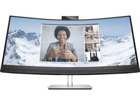 Customer Reviews Hp E M G Wqhd Curved Usb C Conferencing Monitor