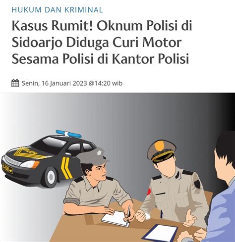 Mangdani On Twitter RT Hipohan Setelah Di Sidoarjo Oknum Polisi