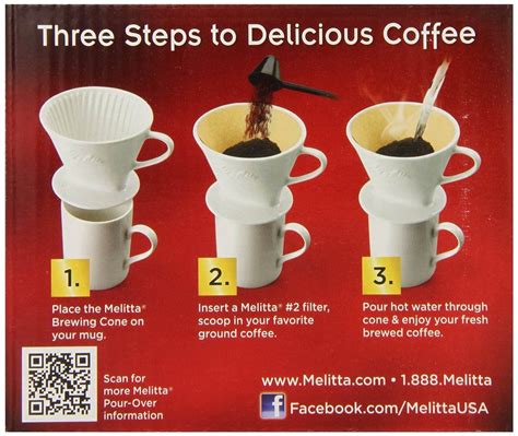 Melitta 64101 Porcelain 2 Cone Brewer With Cone Coffee Filter 2