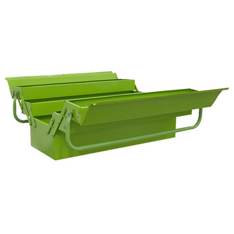 530mm 4 Tray Cantilever Toolbox Hi Vis Green Ap521hv Sealey