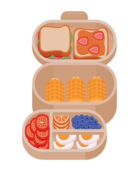 Lunchbox clipart Vectors & Illustrations for Free Download | Freepik