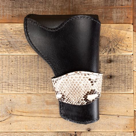 Amish Made Python Head Banded Western Revolver Holster – Yoder Leather ...