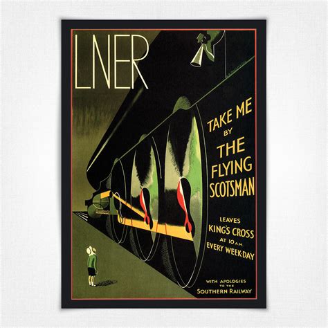 LNER Take Me By Flying Scotsman — Heritage Posters