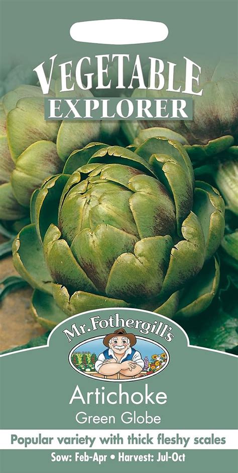 Mr Fothergills Pictorial Packet Vegetable Artichoke Green Globe