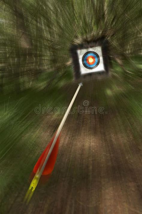 Arrow flying towards archery target. In woodland , #SPONSORED, #flying, #Arrow, #archery, # ...