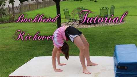 Beginner Gymnastics Backbend Kickover Tutorial Youtube