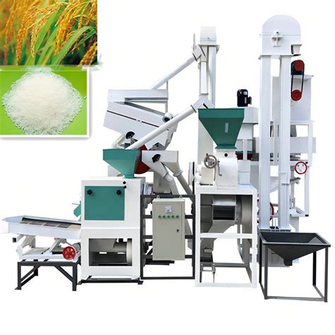 Combined Rice Huller Destoner Paddy Milling Machine Rice Mill Plant