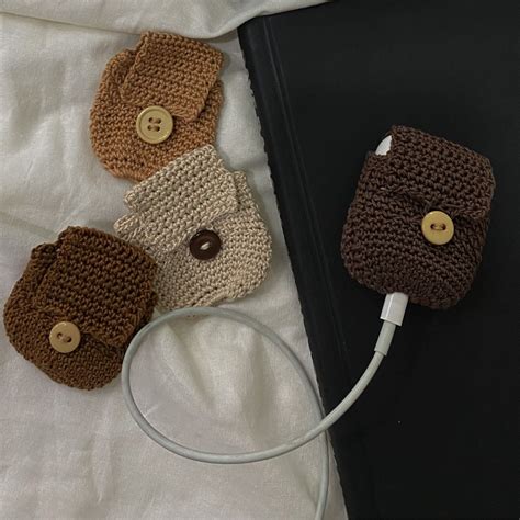 Handmade Airpod Case Crochet Airpod Case Handmade Gift Etsy Crochet