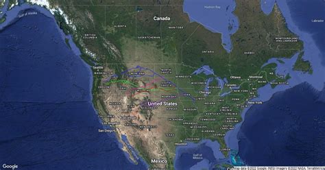 Top 5 westward expansion trails : Scribble Maps