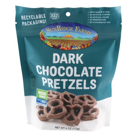 Dark Chocolate Pretzels - SunRidge Farms