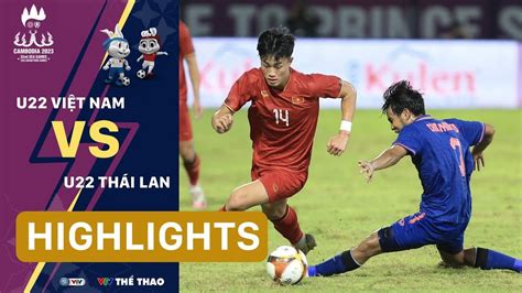 Highlights U22 VIỆT NAM vs U22 THÁI LAN Bất phân thắng bại SEA