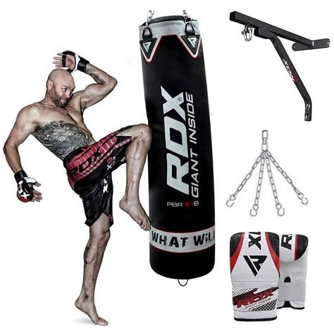 RDX X1 Saco De Boxeo Con Guantes Y Soporte De Pared